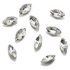 POINTED BACK RHINESTONES - 10pk
