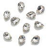 POINTED BACK RHINESTONES - 10pk