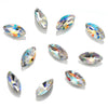 POINTED BACK RHINESTONES - 10pk