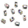 POINTED BACK RHINESTONES - 10pk