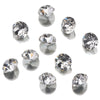 POINTED BACK RHINESTONES - 10pk