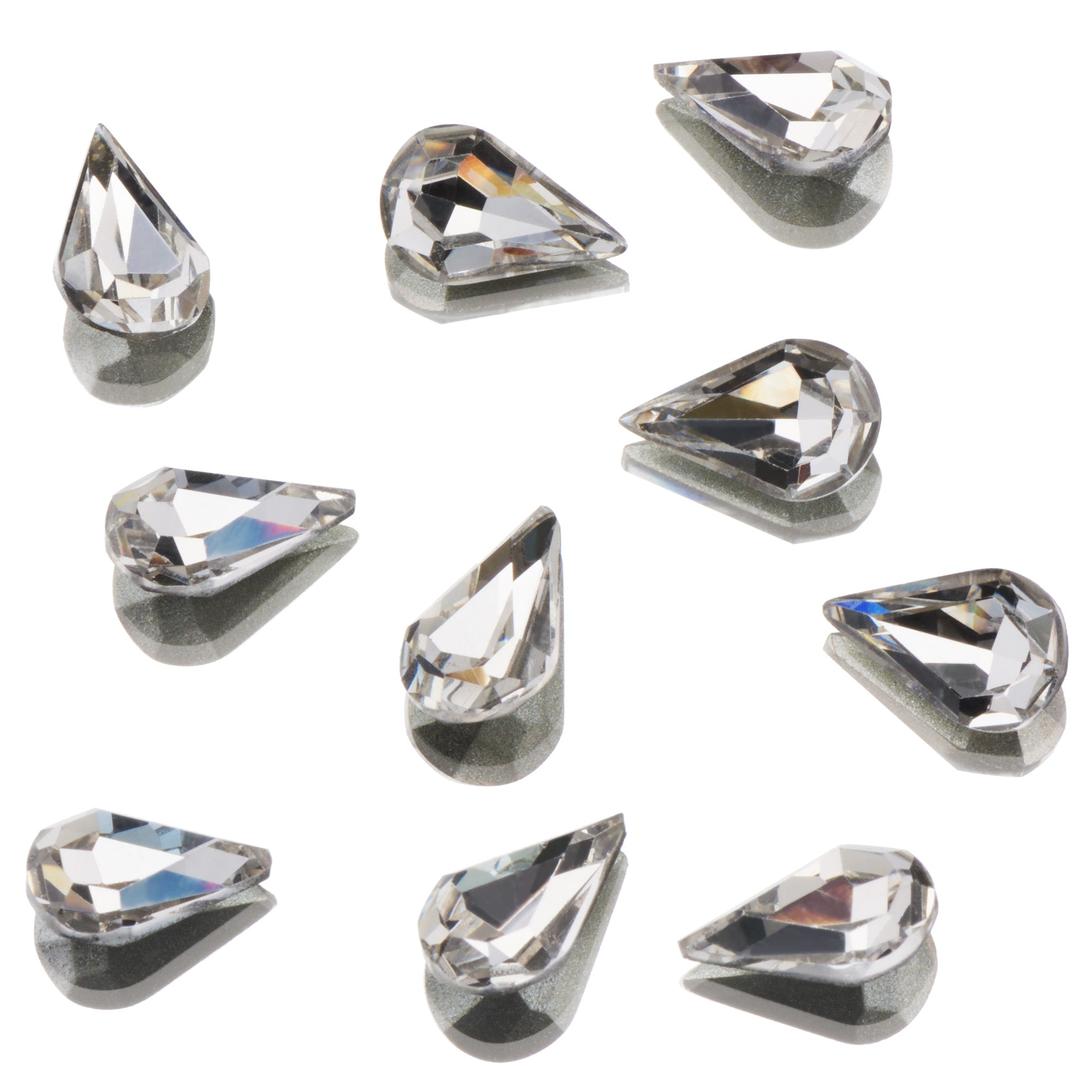 Pointy Rhinestone POINTED BACK RHINESTONES - 10pk – Ugly Duckling Nails Inc.